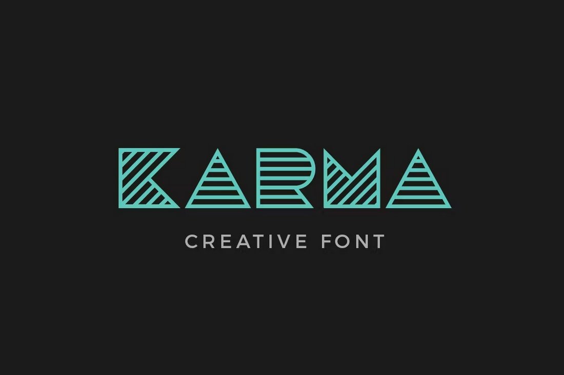 Karma - Unique Mongoram Font