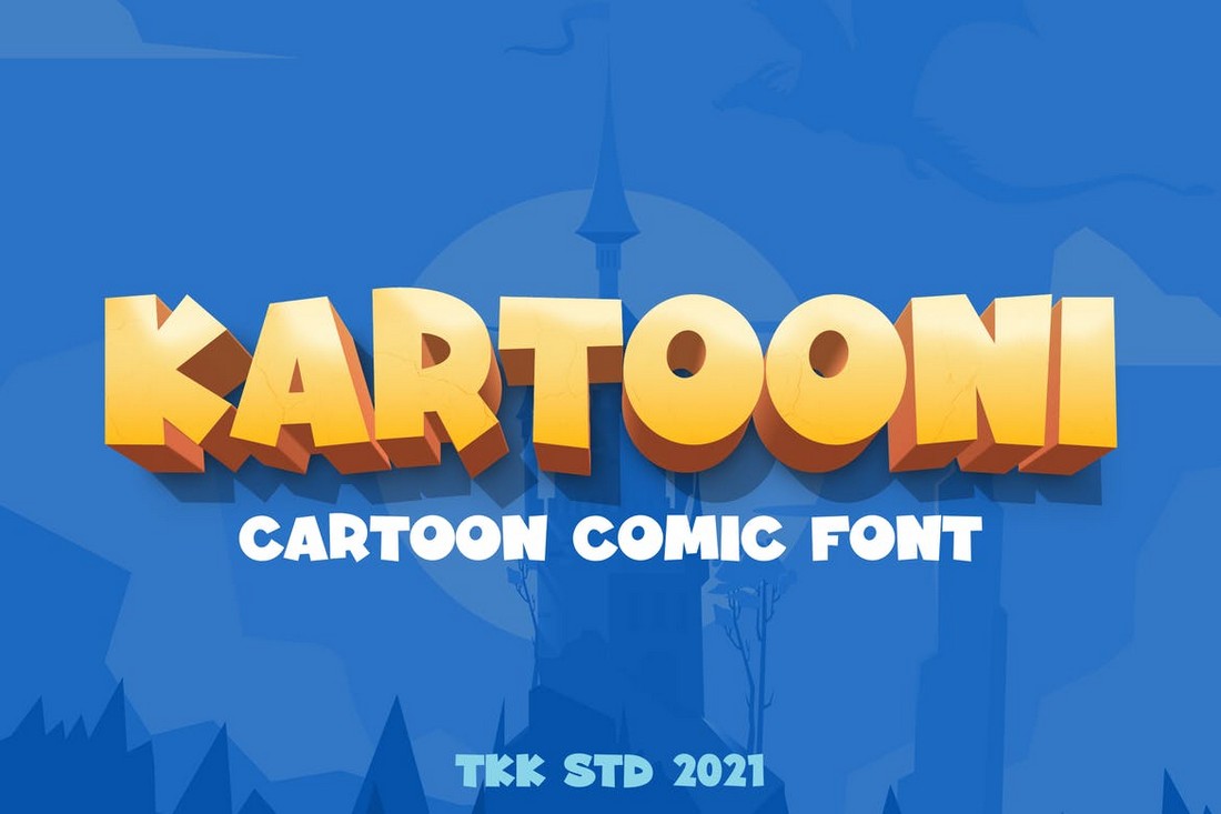 Kartooni - Cartoon Childrens Font