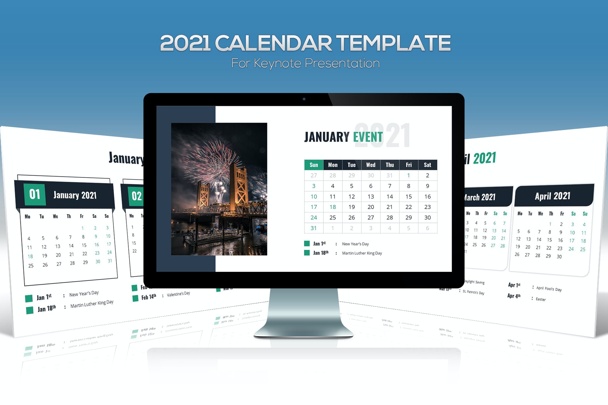 20+ Best Unique Keynote Templates (Calendar, Storyboard, Flowchart