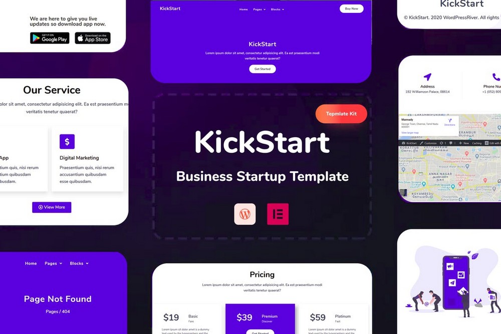 KickStart - Creative Business Elementor Template Kit