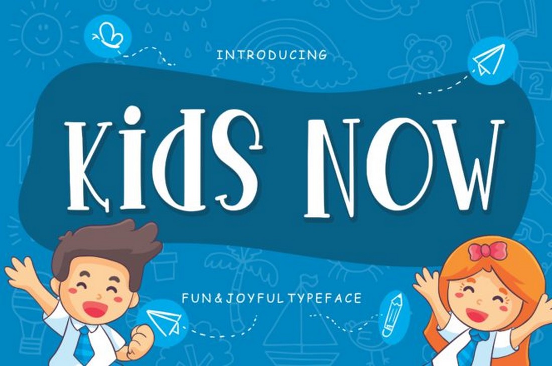 Kids Now - Free Playful Child Font