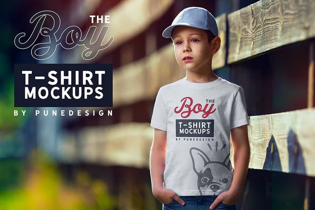 Kids T-Shirt Mockups Collection