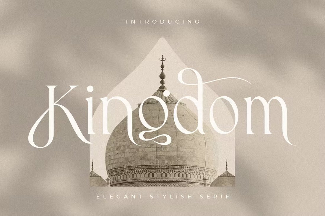 Kingdom - Elegant Stylish Serif Font