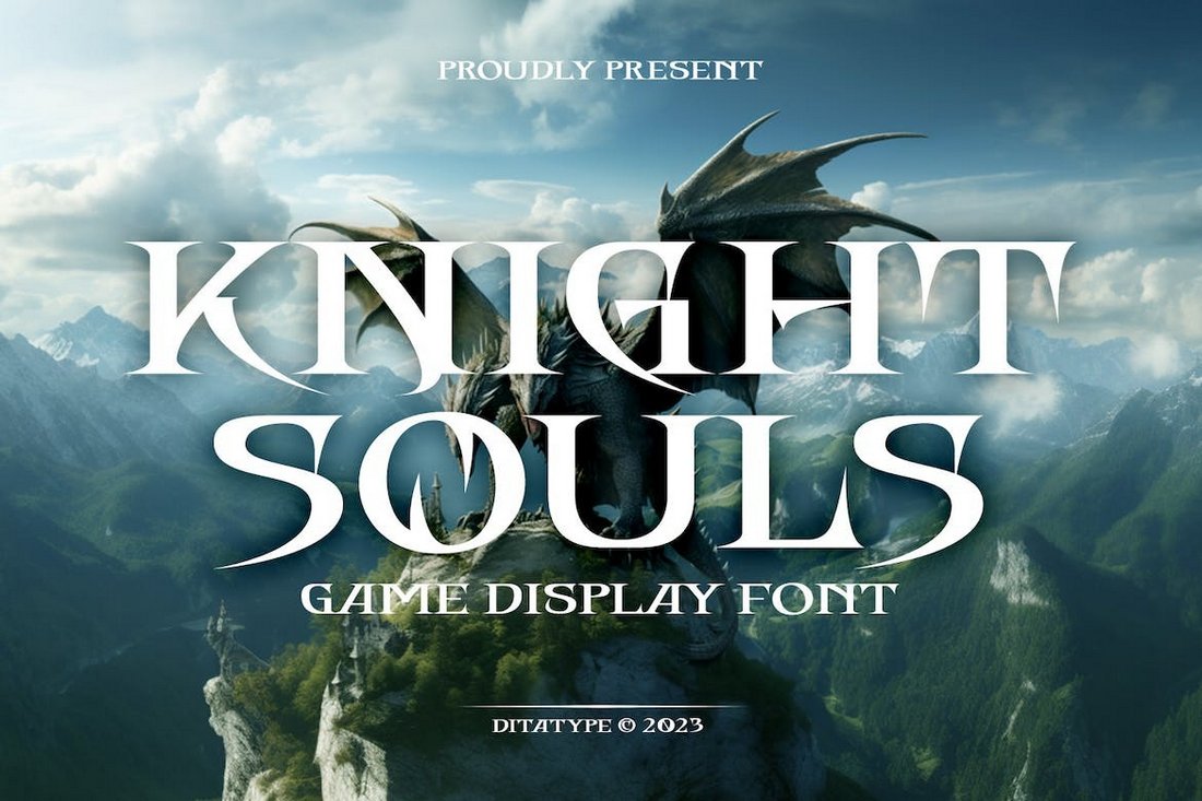 Knight Souls - Serif Gaming Font