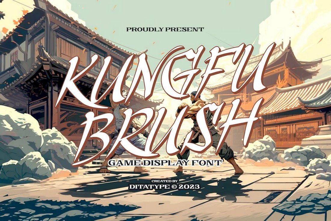 Kungfu Brush Gaming Font