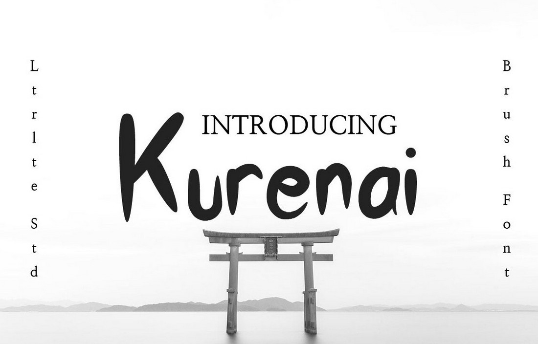 Kurenai - Free Japanese Brush Font