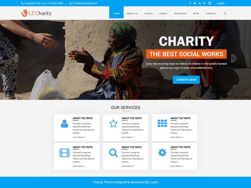 LZ Charity Welfare-free-church-wordpress-theme