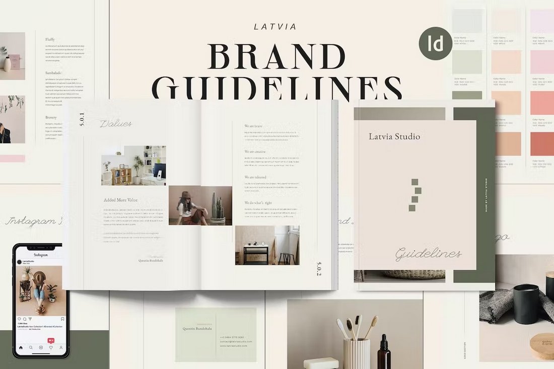 Latvia Brand Style Guide & Guidelines Template