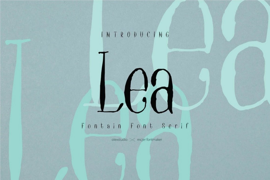 Lea - Rustic Wedding Font