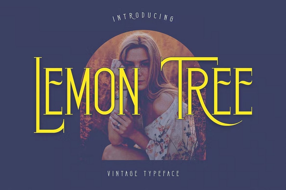 Lemon Tree - Vintage Condensed Serif Font