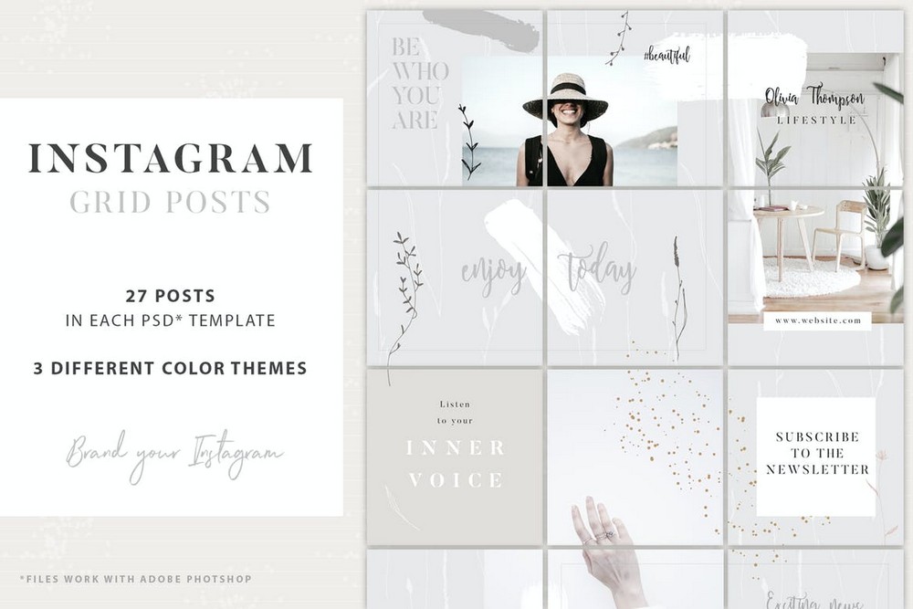 Lifestyle Instagram Grid Post Template