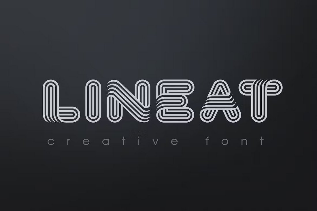 Lineat - Creative Business Logo Font