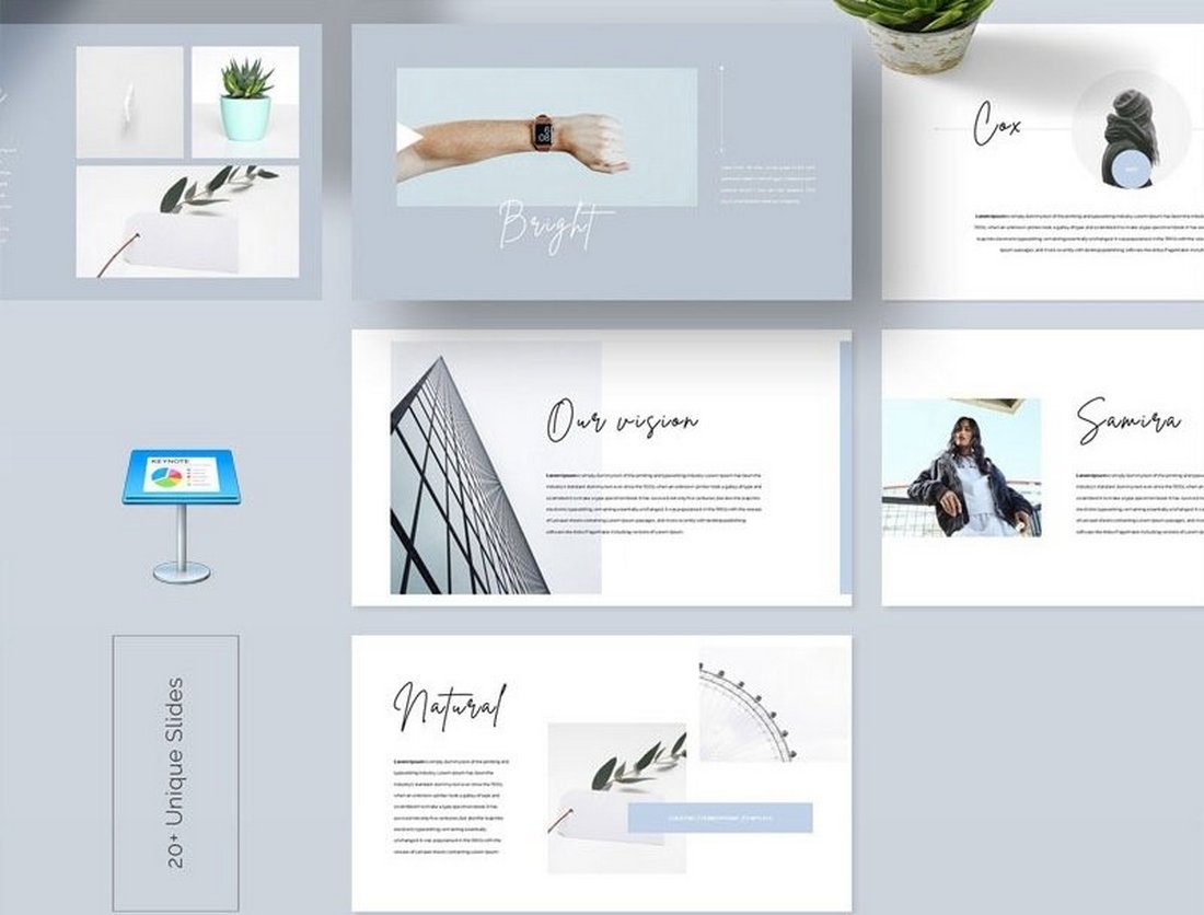 Look Book Free Animated Keynote Template