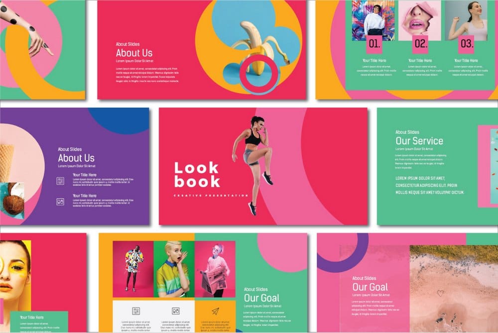 Lookbook - Template Keynote Pastel Gratis