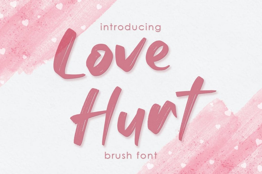 Love Hurt - Cute Brush Font for T-Shirts