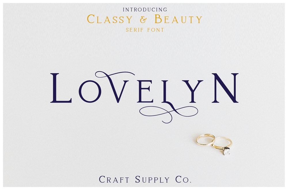 Lovelyn - Free Elegant Logo Font