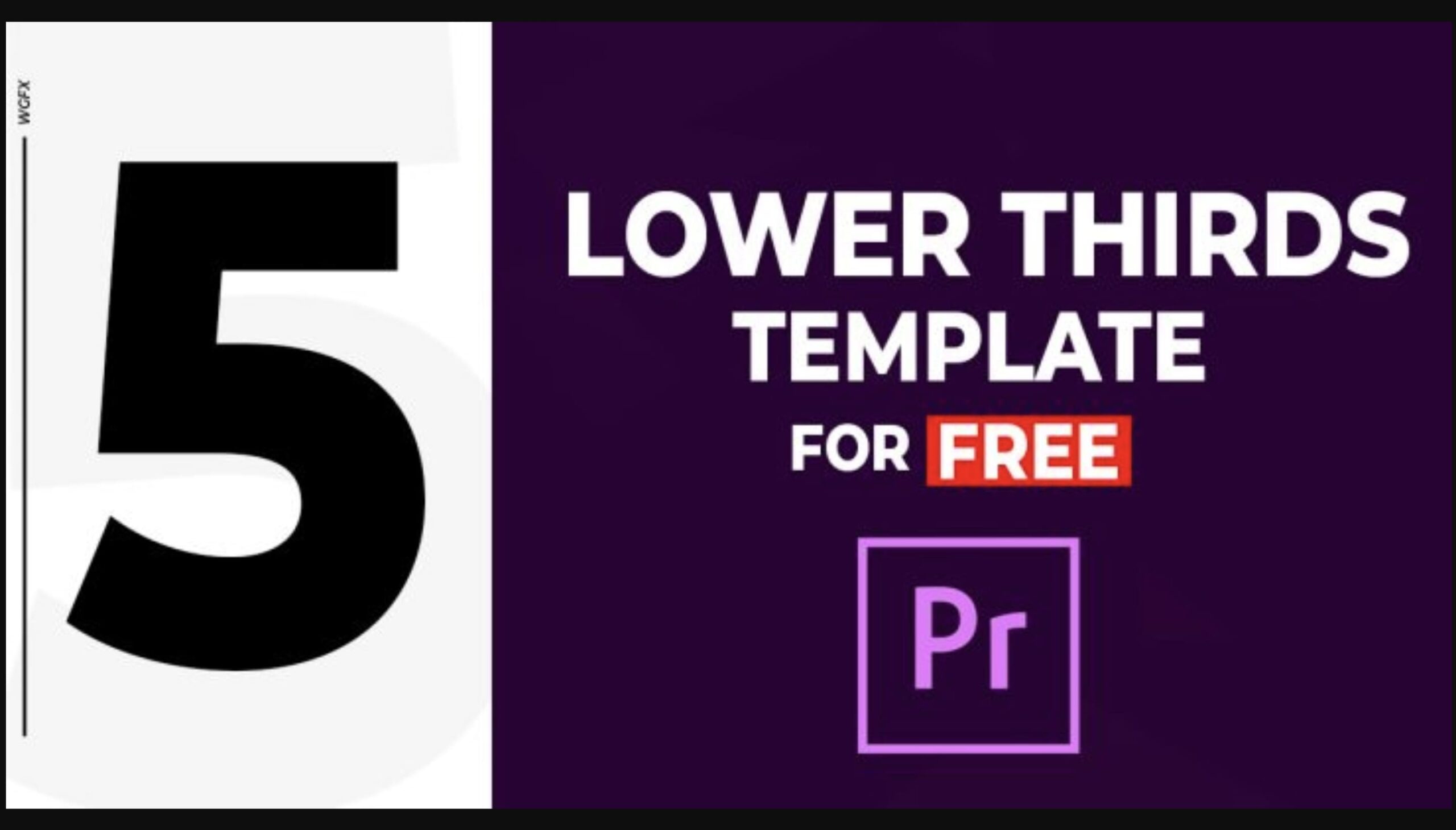 Lower Thirds for Premiere Pro