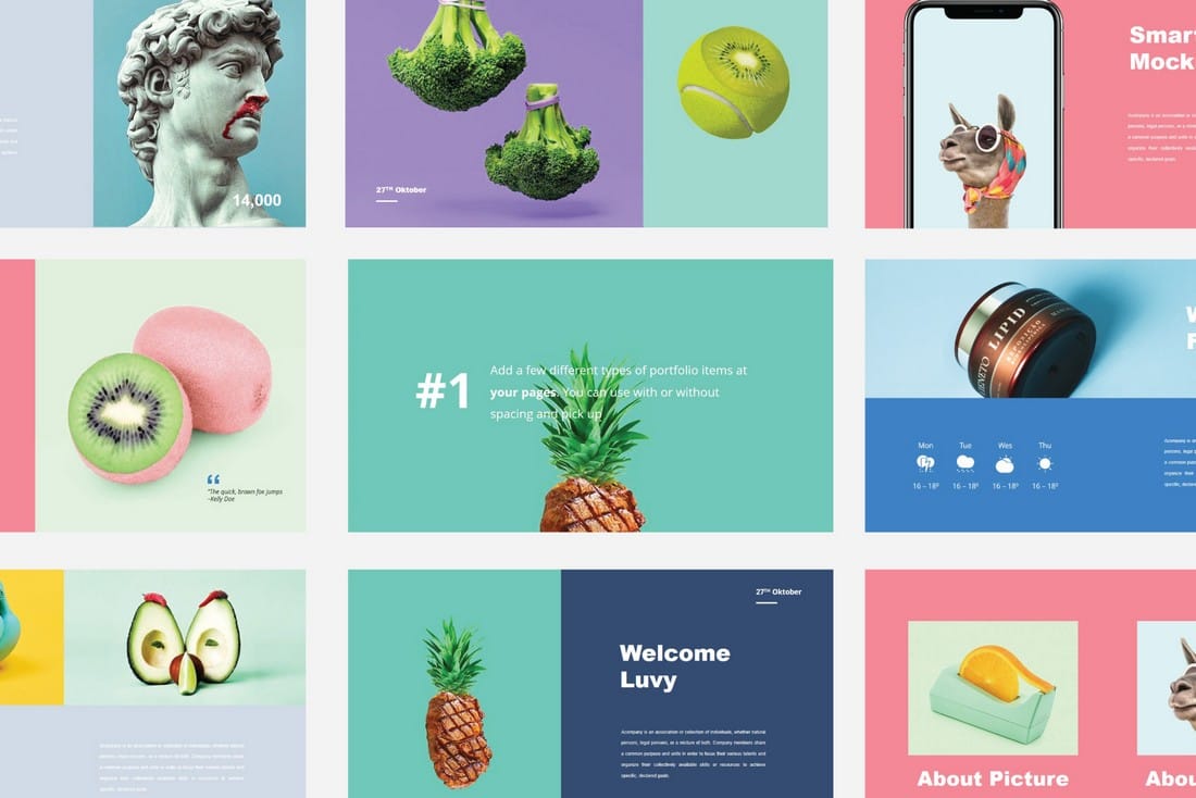 Luvy - Pastel PowerPoint Template