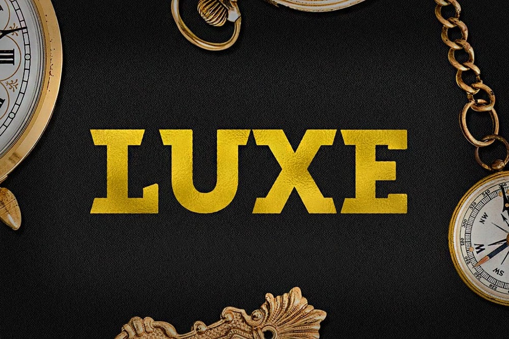 Luxe - Big Bold Logo Font