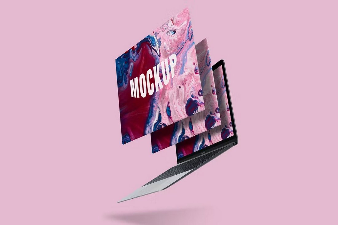 Macbook Pro Screen Mockup Template