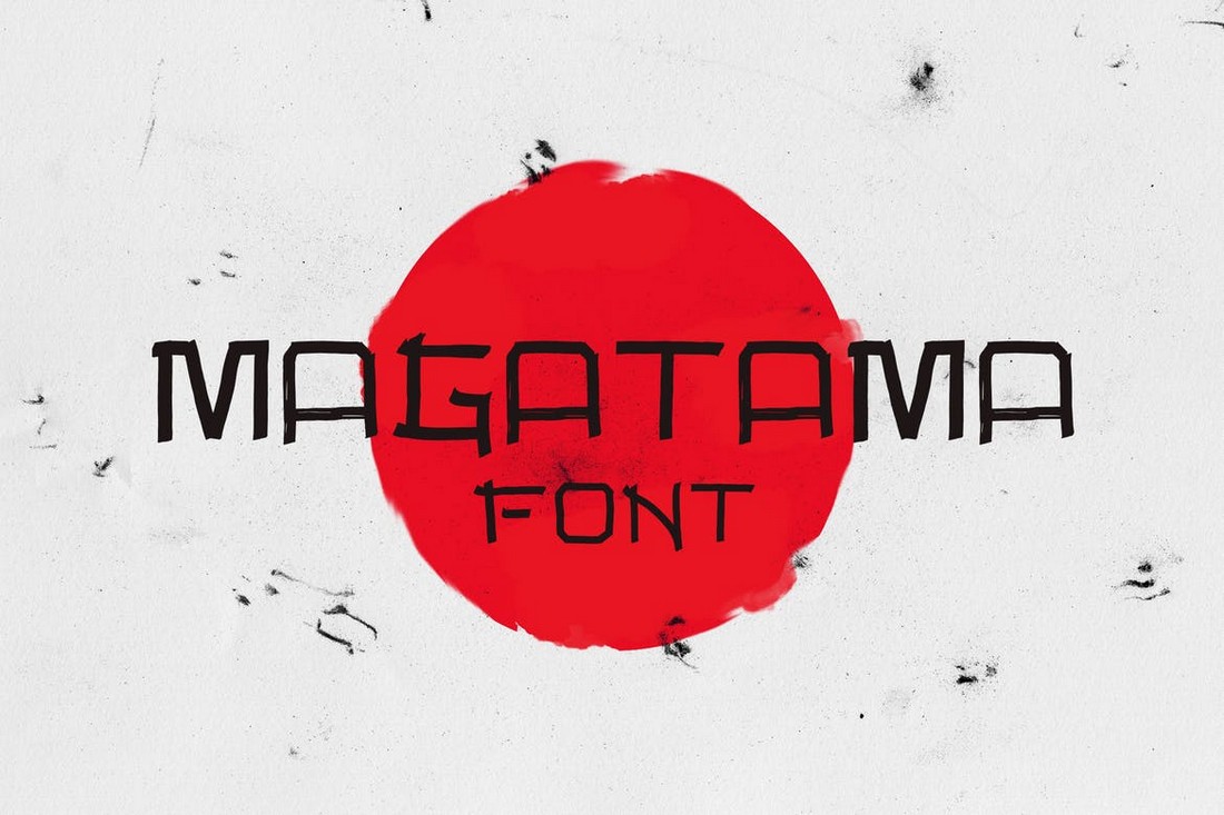 Magatama - Minimal Japanese Font