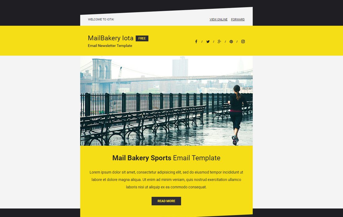 MailBakery Lota - Free HTML Email Template