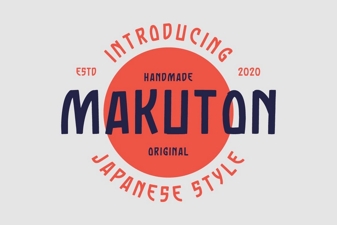 Makuton - Vintage Japanese Font