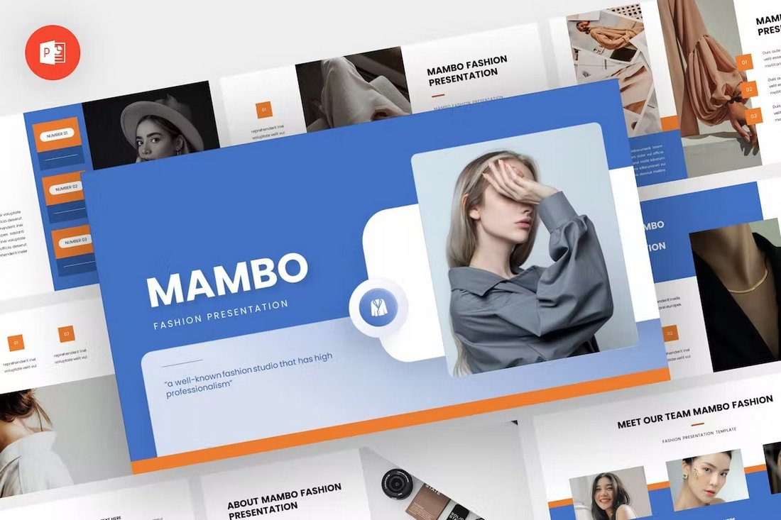 Mambo - Modern Fashion Powerpoint Template