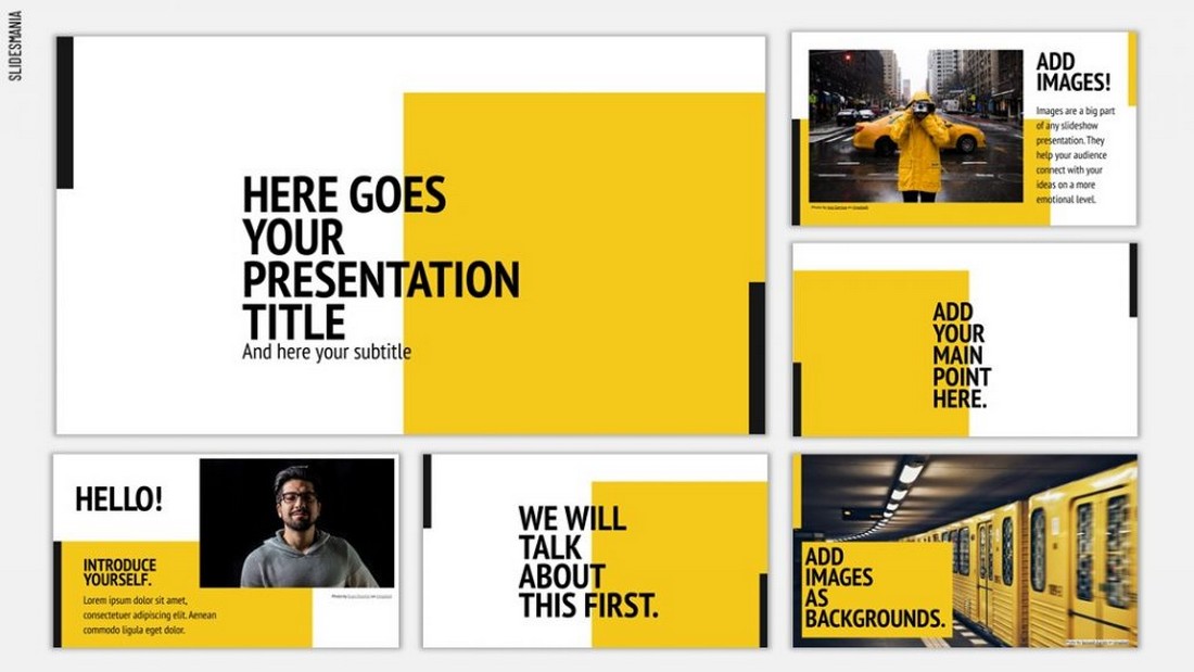 Manhattan - Pitch Deck Template Free