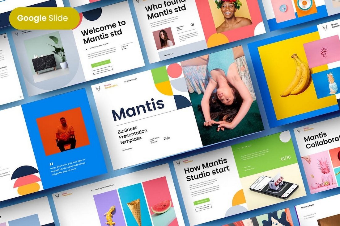 Mantis - Colorful Google Slides Template