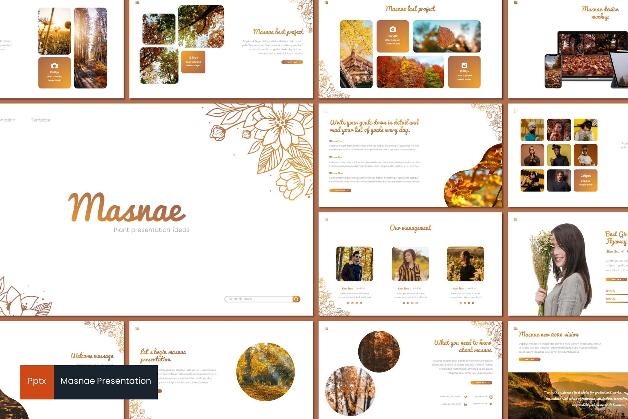 Masnae - Powerpoint Template