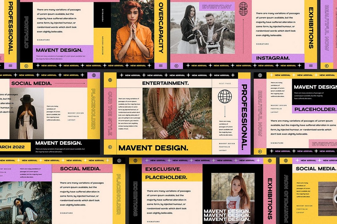 Mavent - Retro Keynote Presentation Template