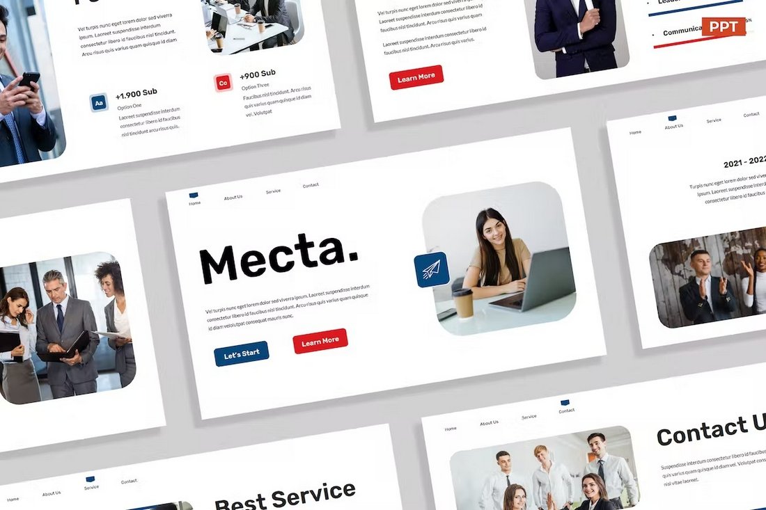 Mecta Minimal Digital Marketing Presentation