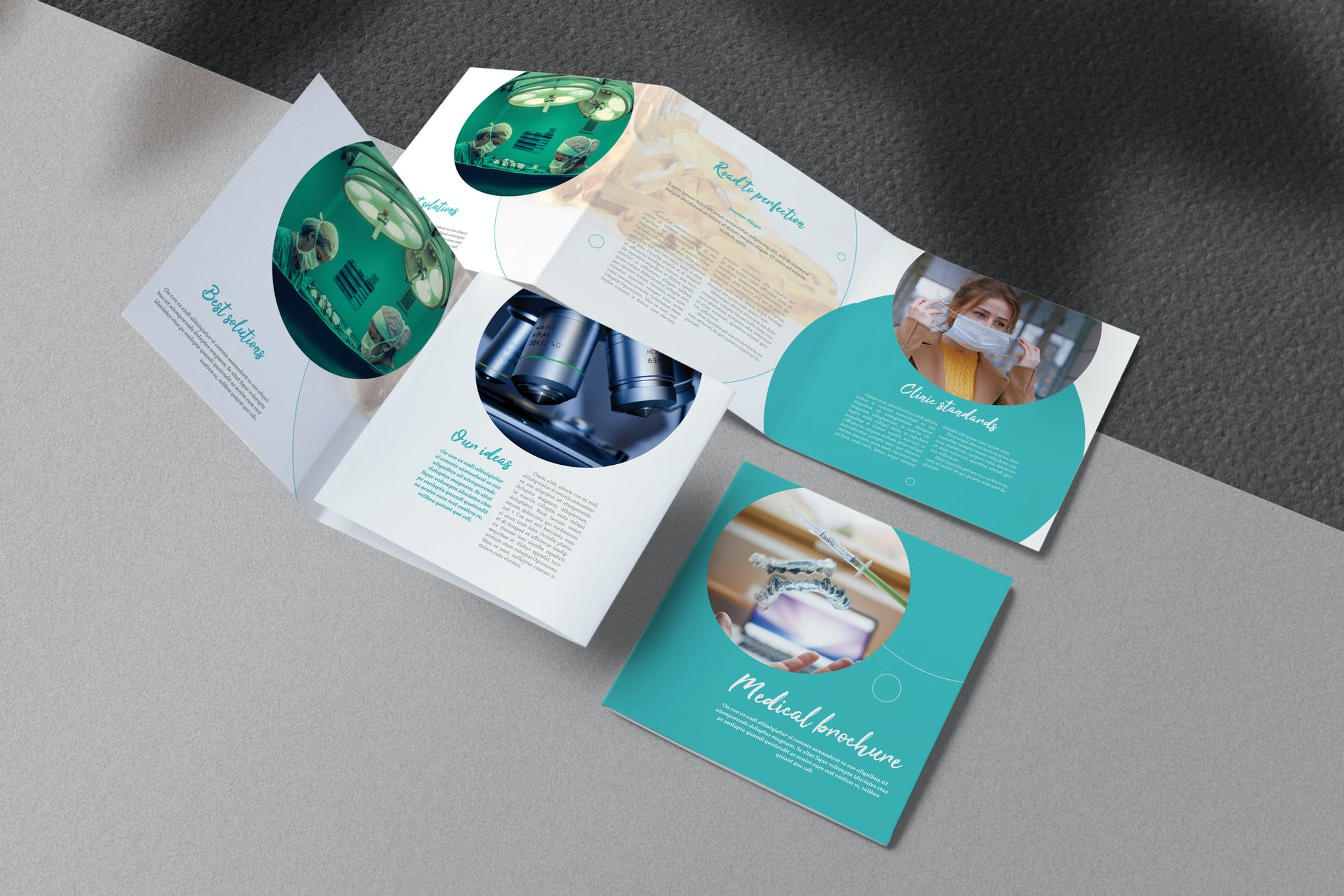 Medical Trifold Brochure Template