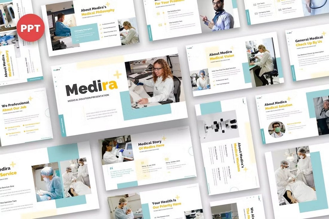 Medira - Clean Medical Powerpoint Template