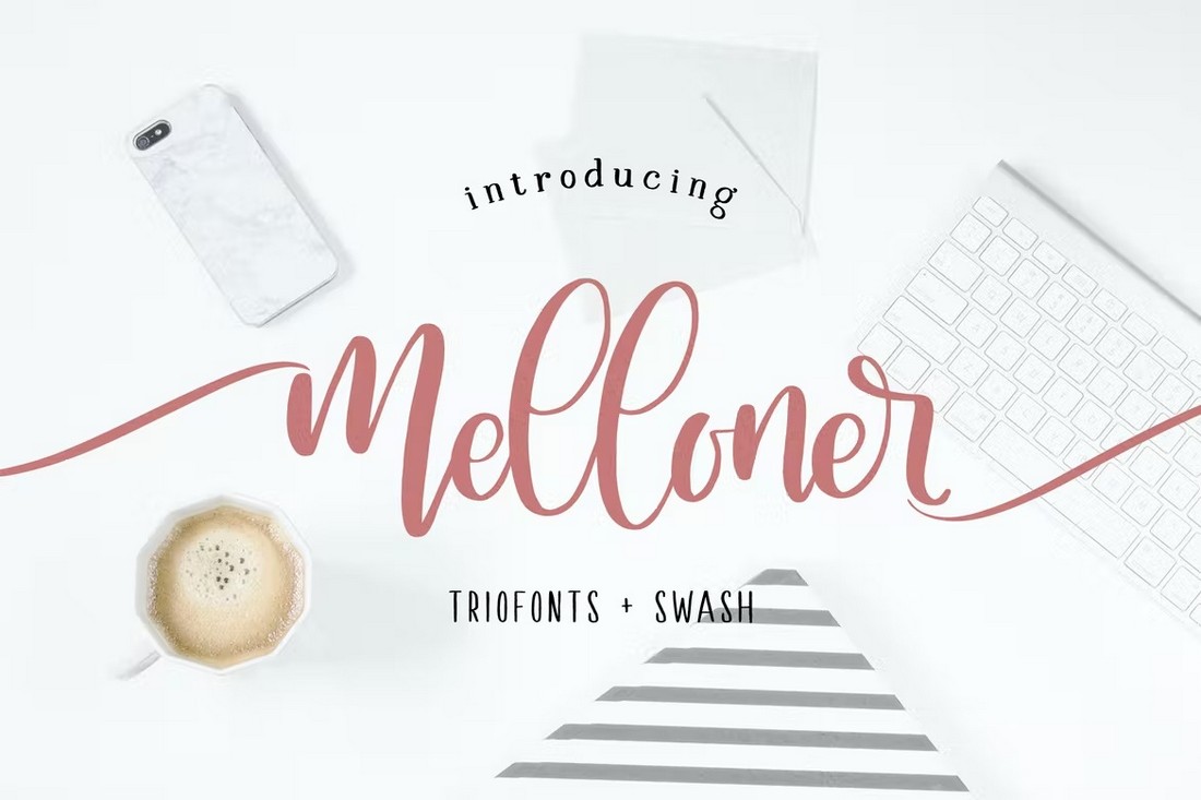 Melloner - Creative Fonts with Stylish Tails