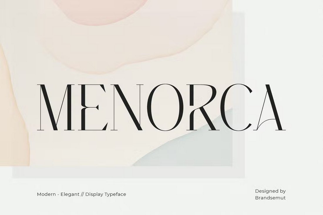 Menorca - Modern Elegant Font