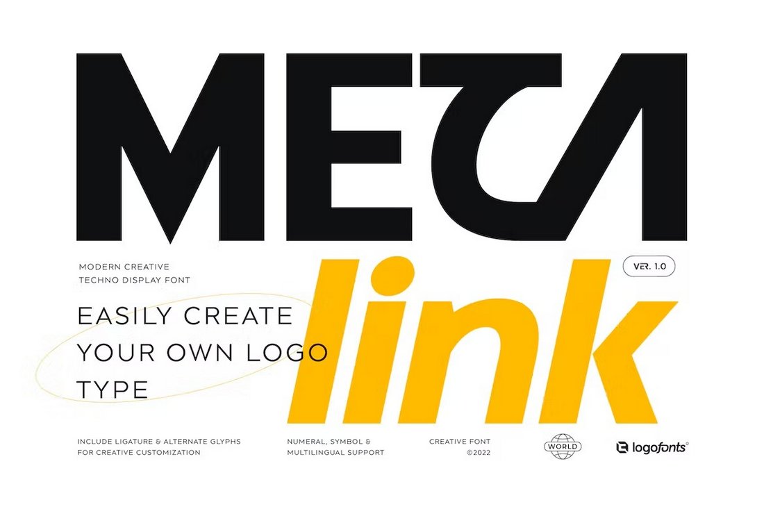 Meta Link - Elegant Modern Font