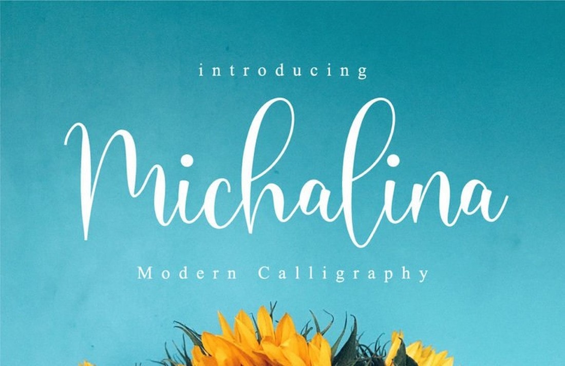 Michalina - Free Cursive Calligraphy Font