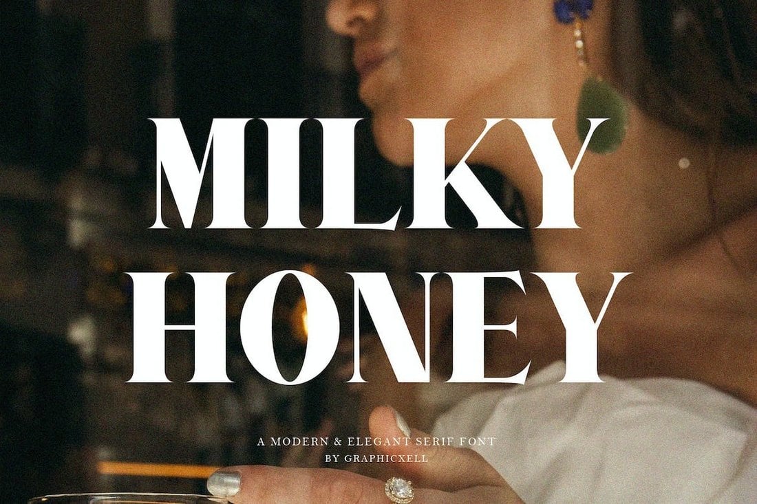 Milky Honey - Elegant Serif Font for FCPX
