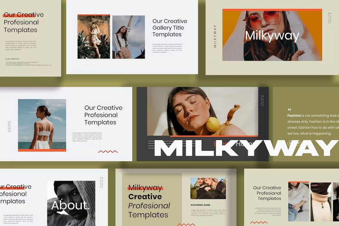 Milkyway - Modern Branding Powerpoint Template