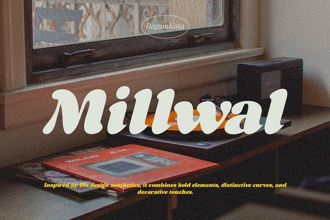 Millwal - Vintage Serif Font for T-Shirts