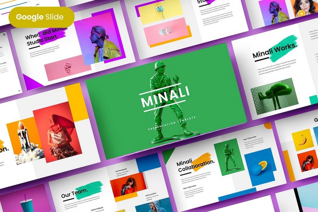 Minali - Business Google Slide Template