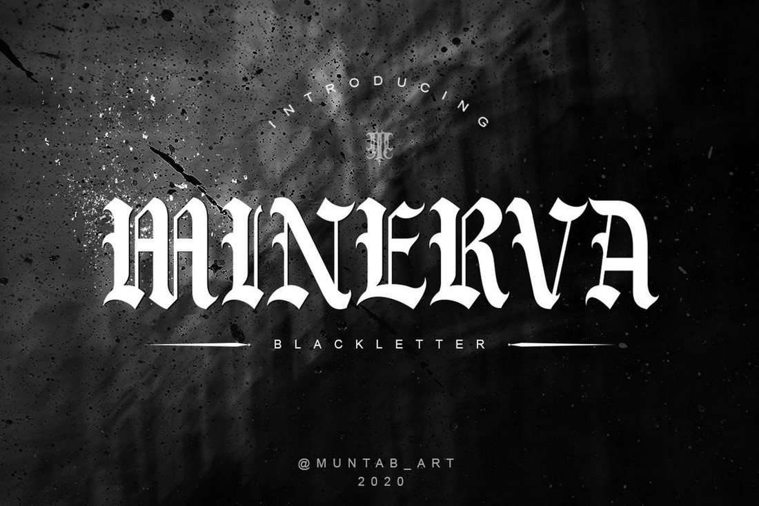 Minerva - Thrash Metal Font