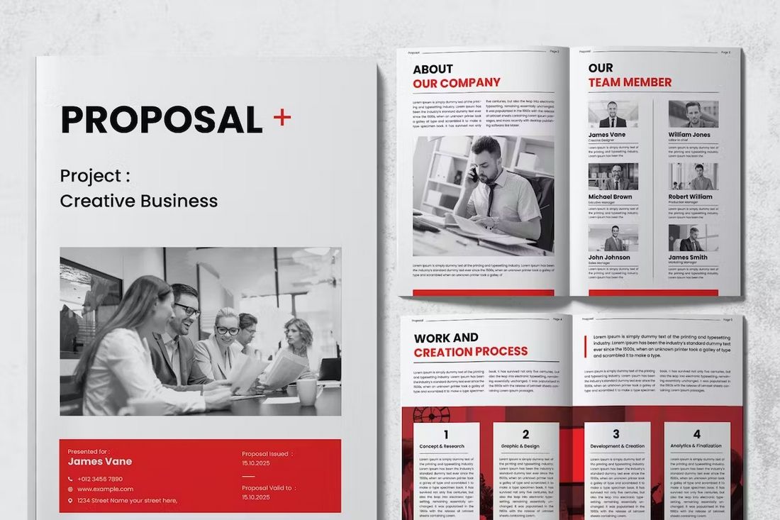 Minimal Marketing Proposal Template