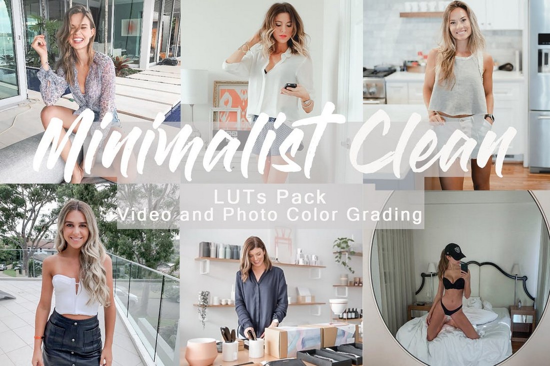 Minimalist Clean Premiere Pro LUTs