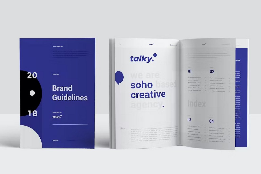 Modern Brand Guidelines Template