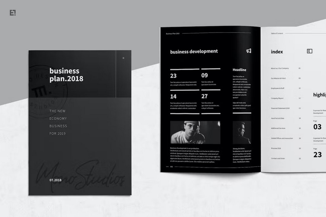 Modern Business Plan Template for Word