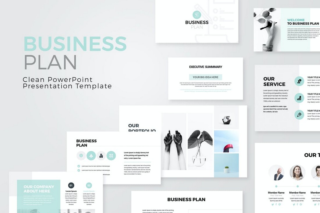 Modern Business PowerPoint Presentation Template