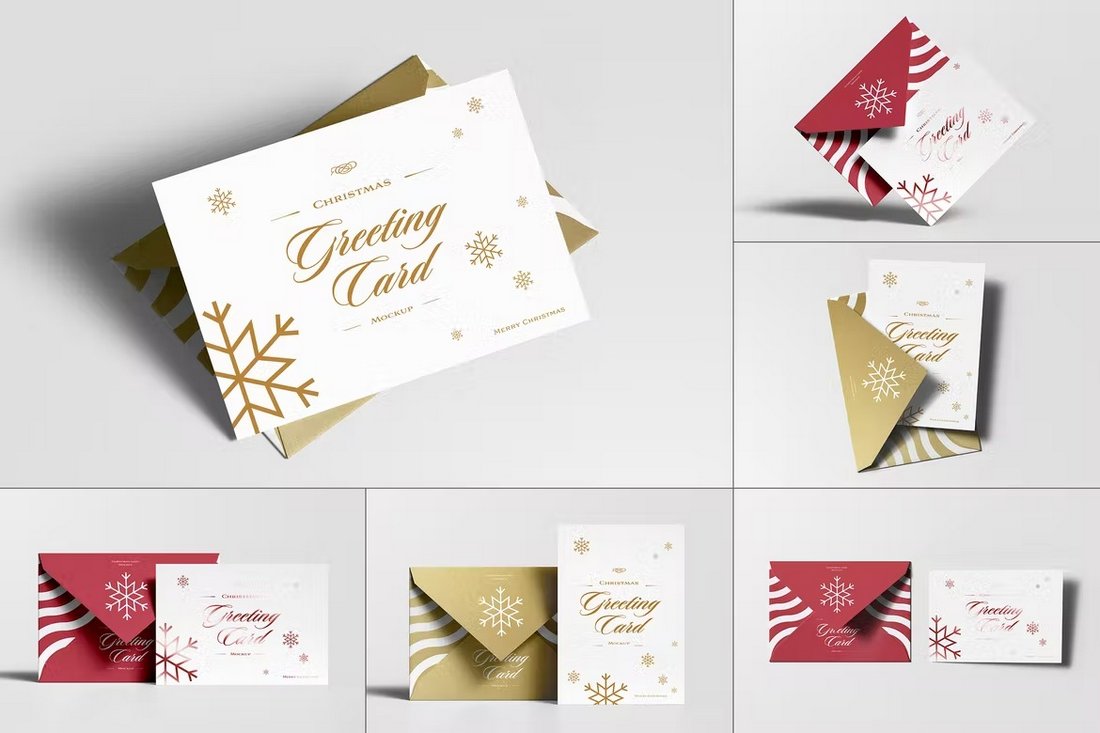 Modern Greeting Card Mockup Templates